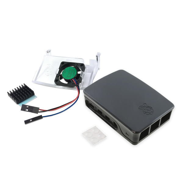 Kit CCH - Case Cooler Heatsink para Pi 4 - Acessórios para
