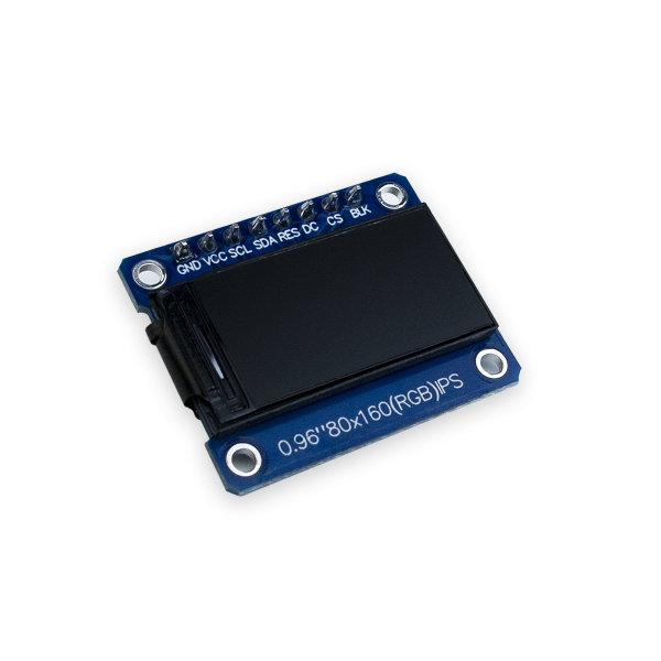 Display IPS RGB 0.96 Pollici 80x160 Pixel - Schermo Per Arduino E Raspberry Pi