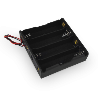 Suporte para 4 Baterias Li-Ion 18650 - Baterias e Fontes - RoboCore