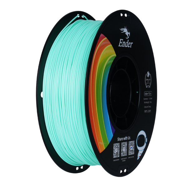 Filamento Ender-PLA+ Creality 1.75mm 1kg - Verde Jade - Filamentos