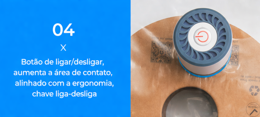 Compara��o antes e depois do armazenamento a v�cuo para filamento 3D