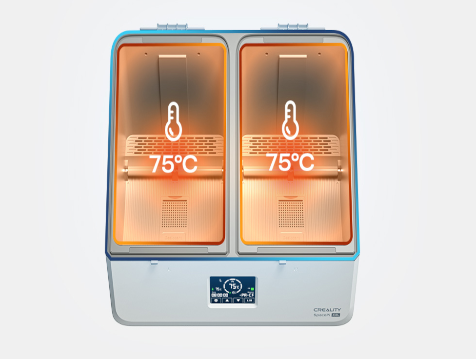 C�maras duplas independentes do Creality Space Pi X4L