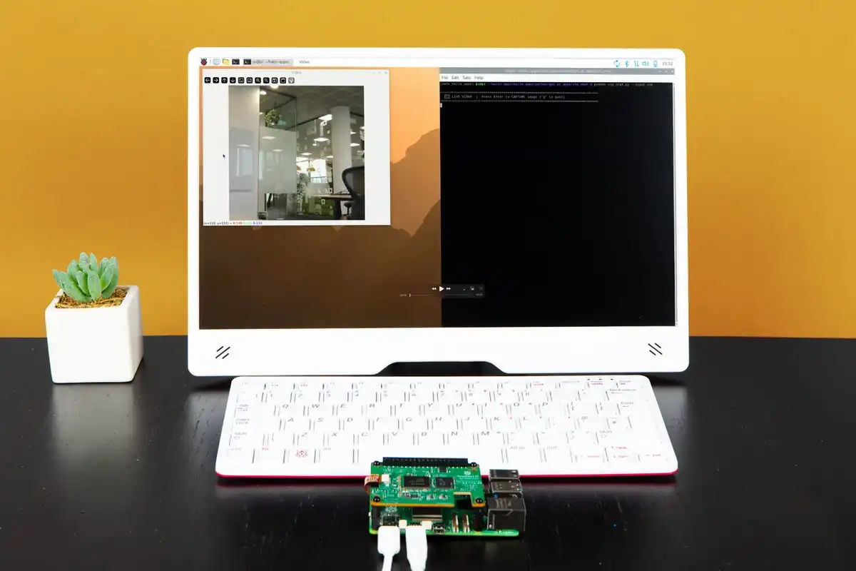 Raspberry Pi AI HAT+ 2 em uso