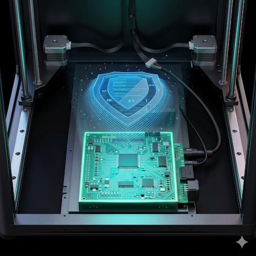 Sistema de tens�o autom�tica 100-240V e fus�veis de seguran�a da Creality Ender-5 Max