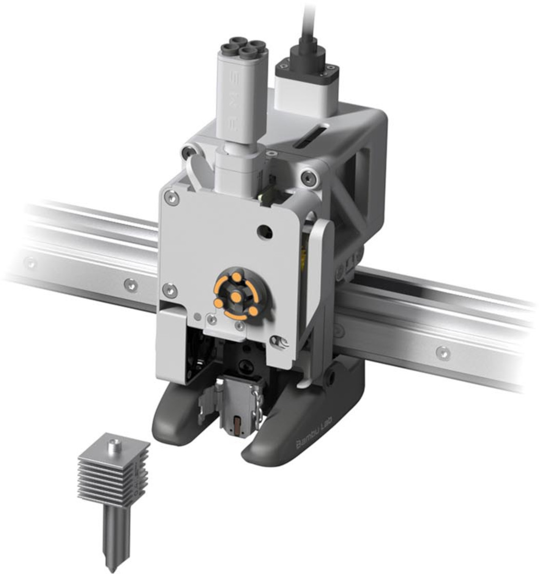 Hotend de troca r�pida da Bambu Lab A1