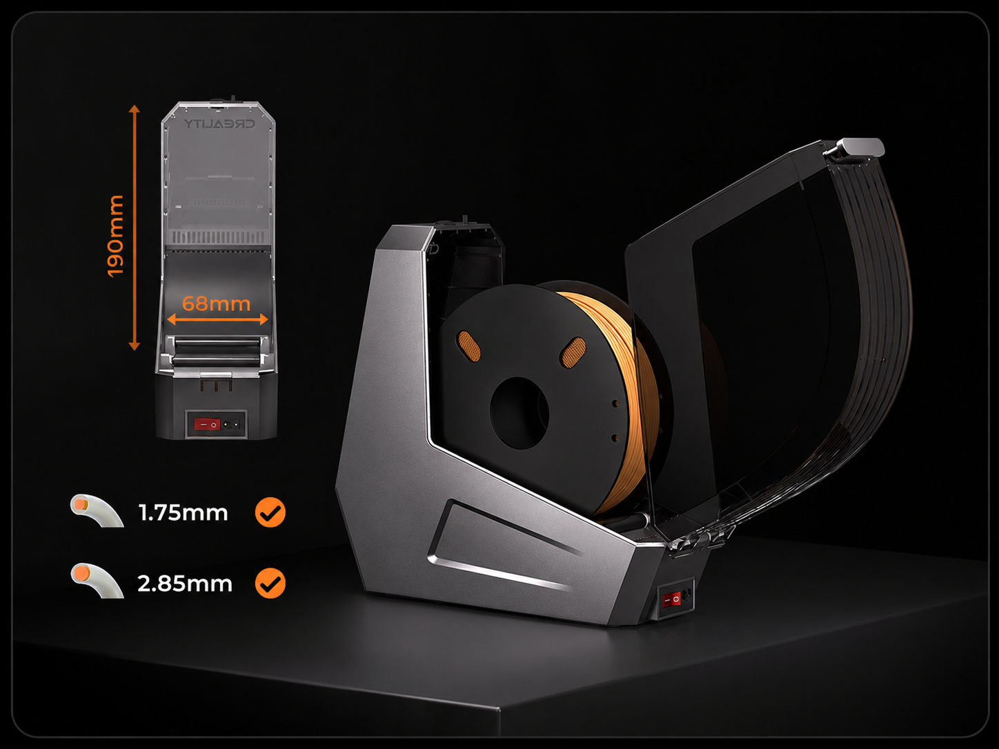 Configura��es pr�-definidas do Creality Space Pi V2