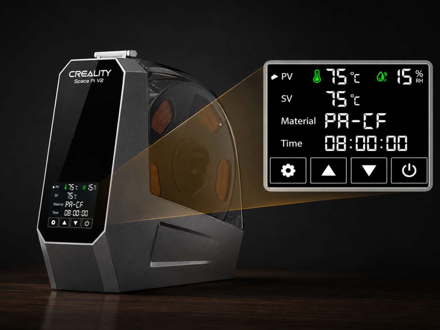 Mem�ria ap�s interrup��o de energia do Creality Space Pi V2