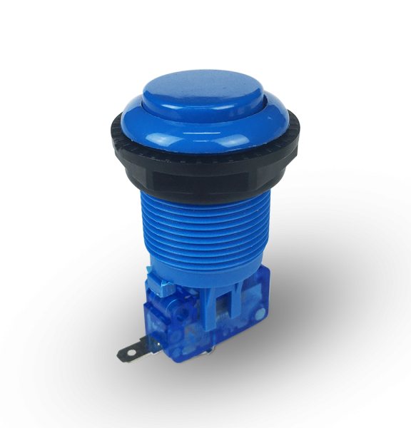 Botao Arcade Azul Itens Eletronicos Robocore
